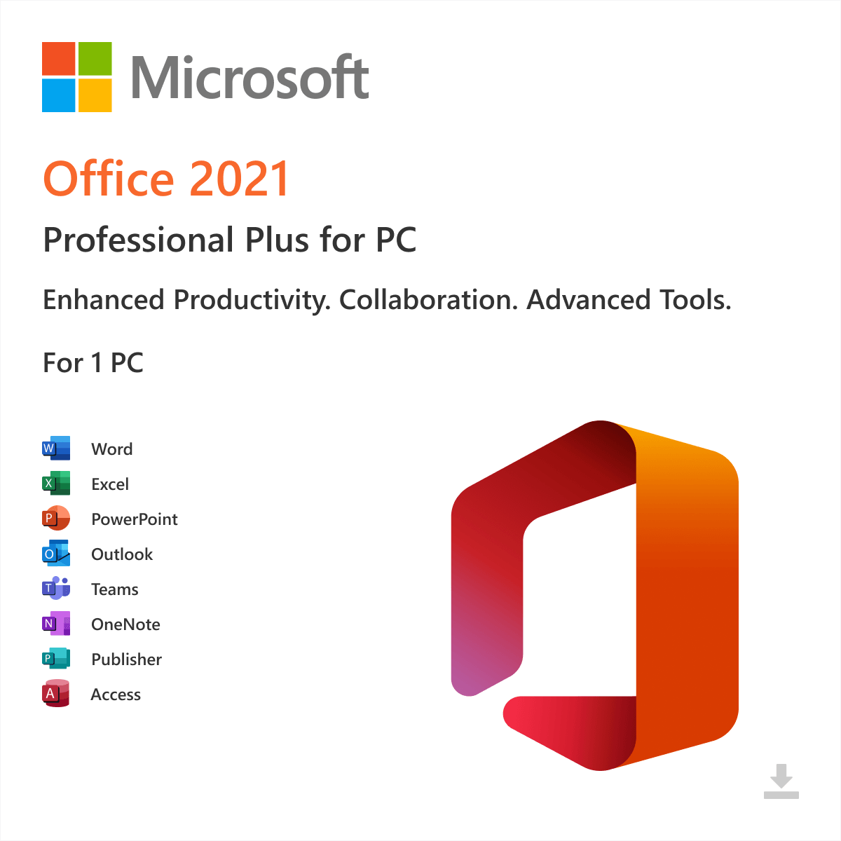 Microsoft Office 2021 Professional Plus Lifetime License Key